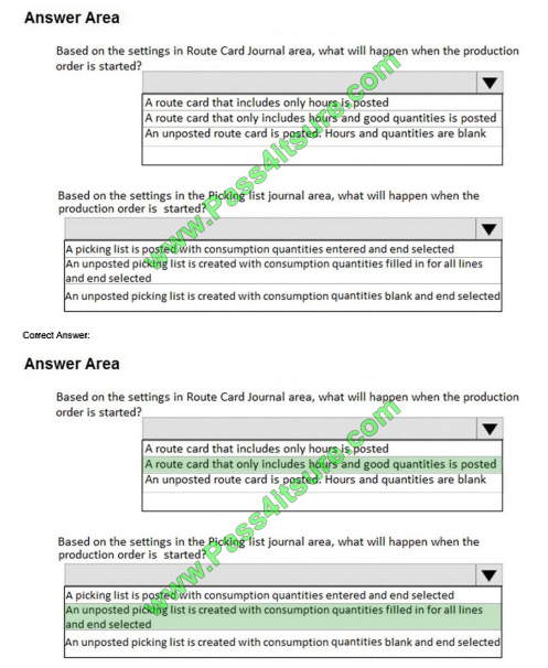 Pass4itsure Microsoft MB-320 exam questions q12-2