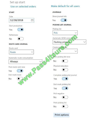 Pass4itsure Microsoft MB-320 exam questions q12