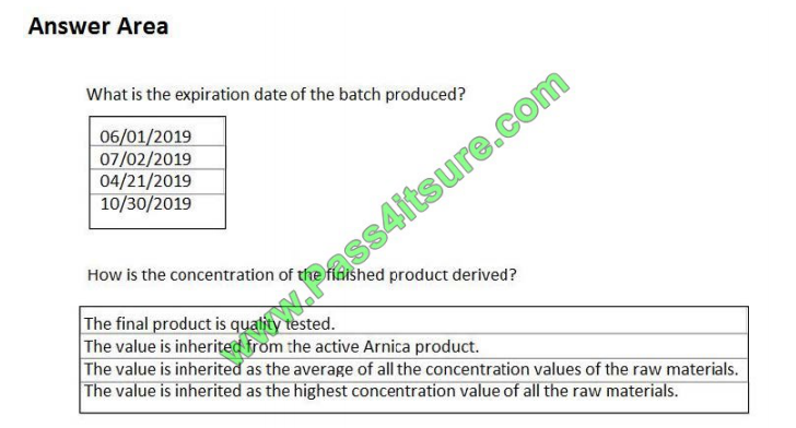 Pass4itsure Microsoft MB-320 exam questions q8-2