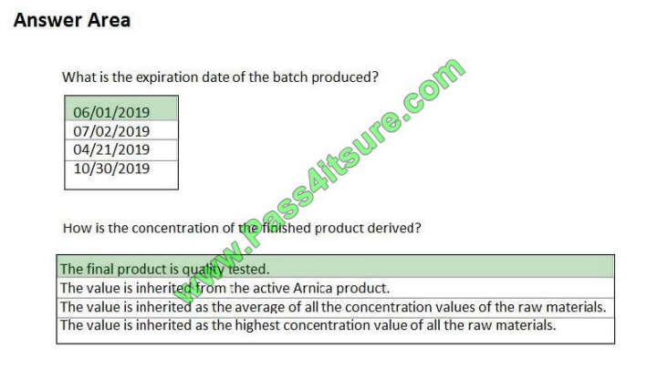 Pass4itsure Microsoft MB-320 exam questions q8-3